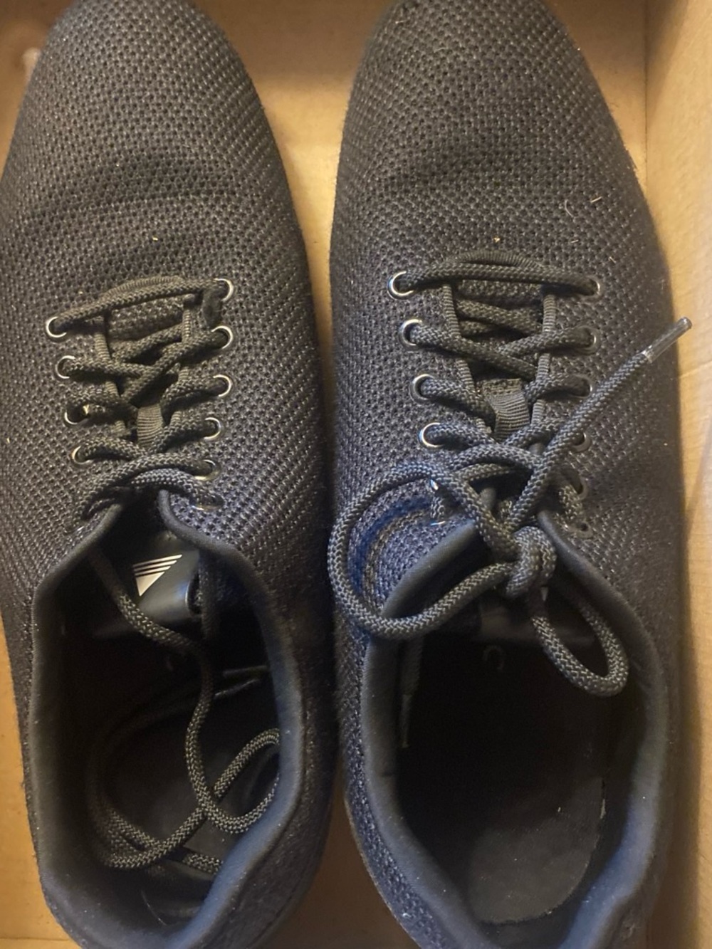 Aldo Men's All-Black Knit Lace-Up Sneakers